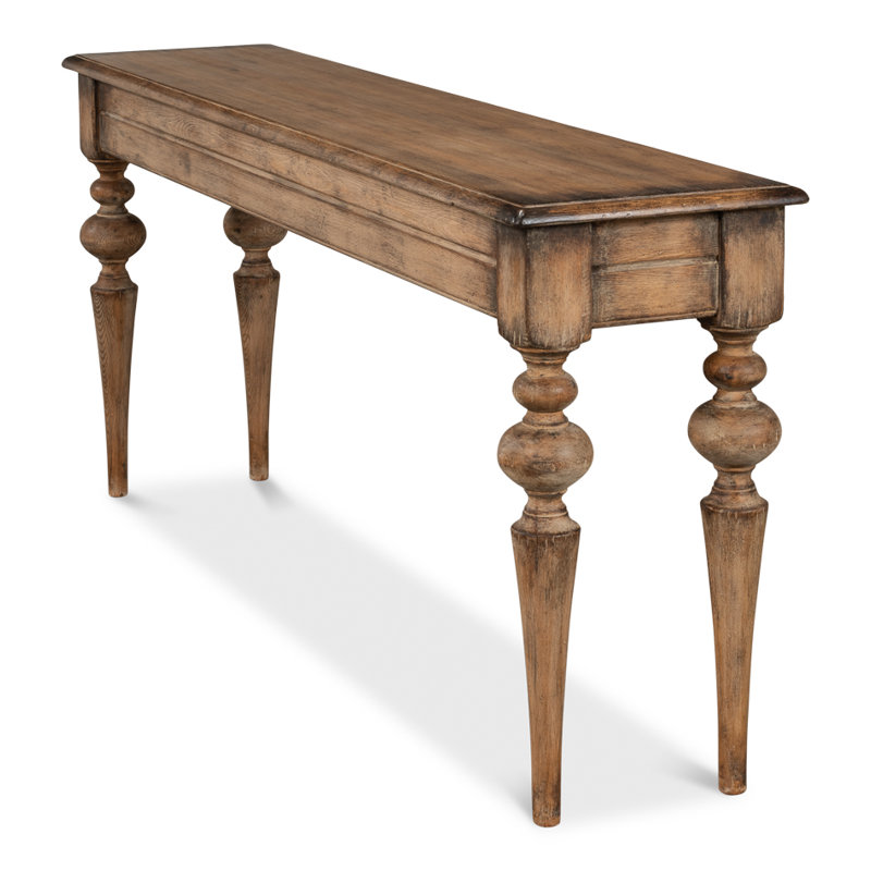 Hudson 73'' W Solid Wood Console Table, Brown