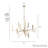 Sunjai 12 Light 3-Tier Sputnik Modern Linear Chandelier-73606506