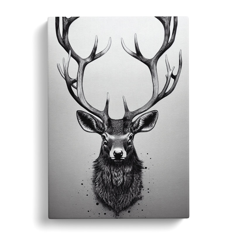 Urban Stag - Wrapped Canvas, 50cm H x 35cm W x 3cm D