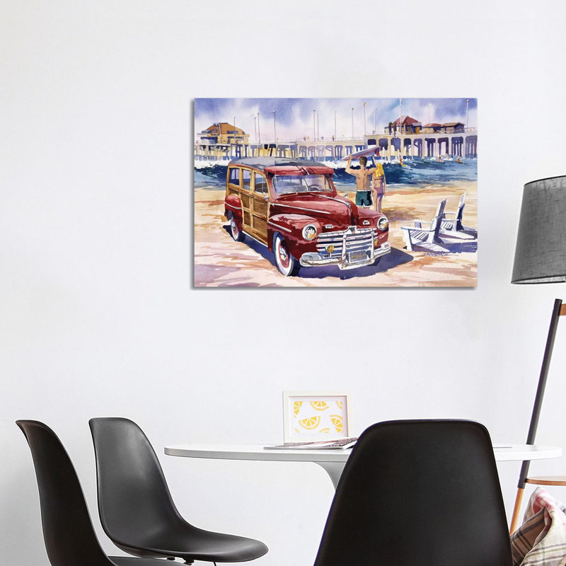 Surfin Safari 1 Piece Wrapped Canvas Wall Art, 101.6 cm H x 66.04 cm W x 1.91 cm D