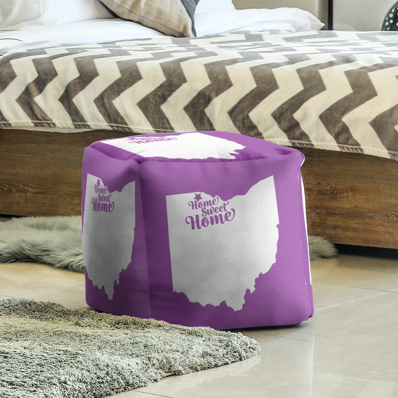 Repose-pieds à cubes toledo the home, Violet