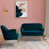 Velours bleu sarcelle est en rupture de stock