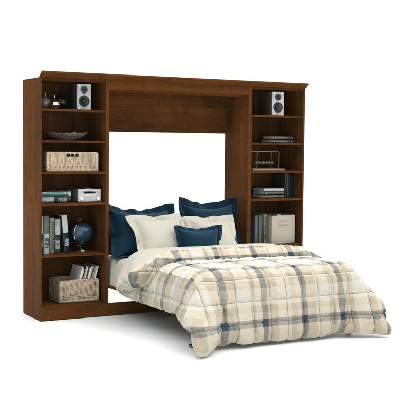 Alvaretta Murphy Storage Bed, White, Full