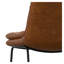 Ensemble de 2 tabourets de bar Danika en similicuir brun clair avec base en bois et métal-599806004