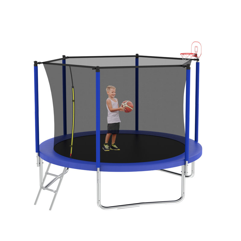 Trampoline en filet 10 pi, Bleu