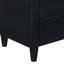 Table de chevet 3 tiroirs en noir