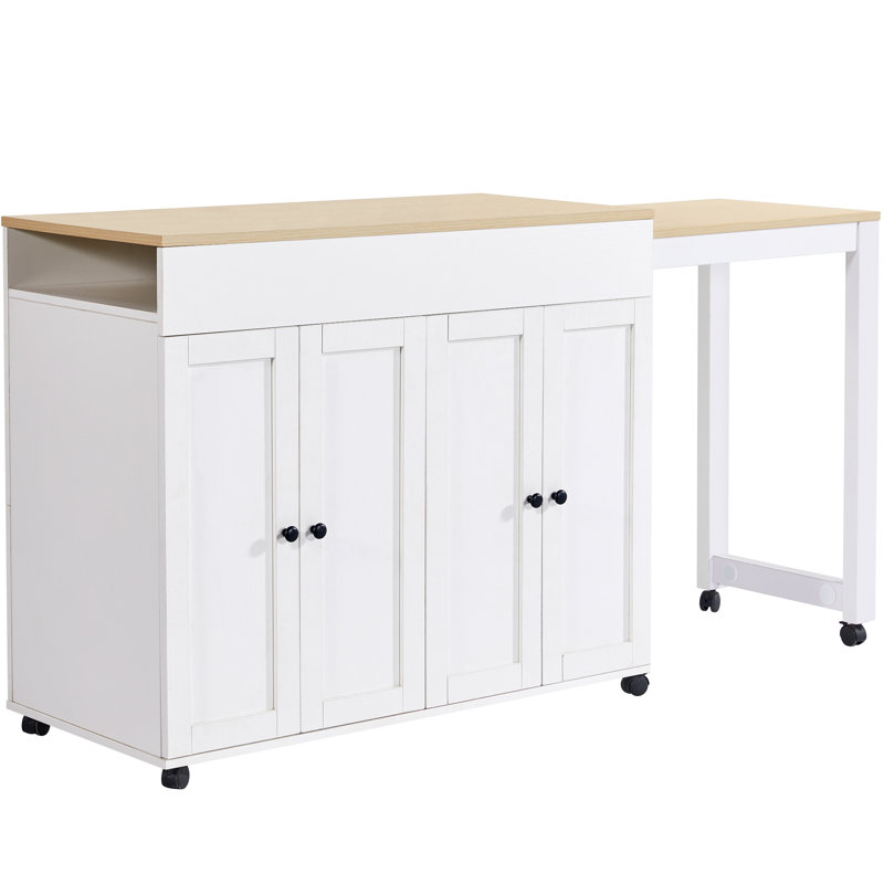118cm Mini Bar, White