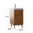 Krouse 18'' Single Bathroom Vanity with Marble Top