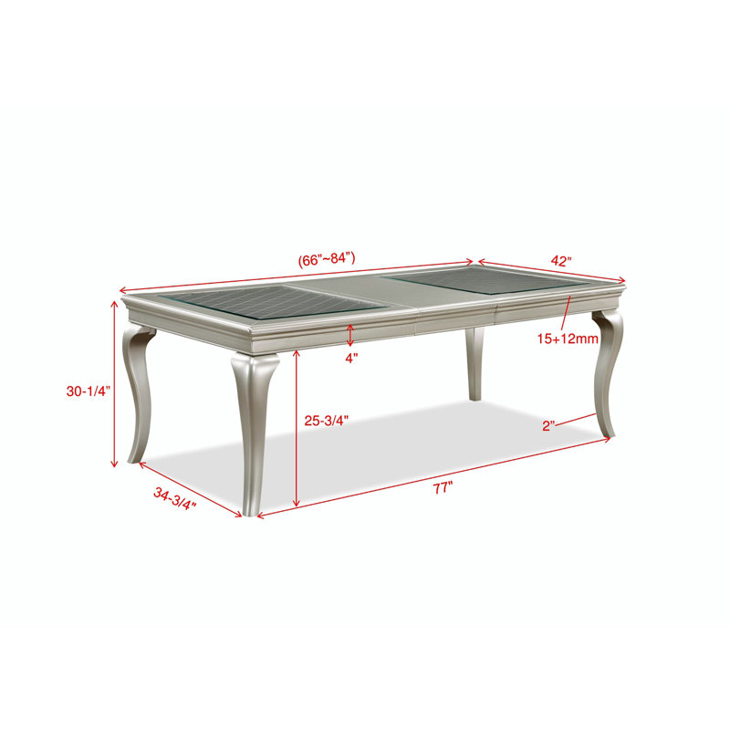 Table de salle à manger extensible Jarmil