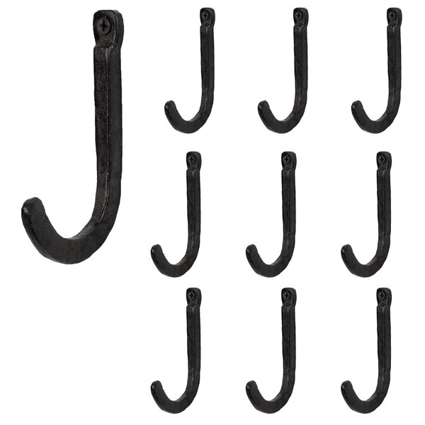  5 Pack Decorative Cast Iron Heavy Duty Double Hooks, Wall  Mounted Coat Hooks, Vintage Inspired (Antique Black) (Type-7 Type) : Home &  Kitchen