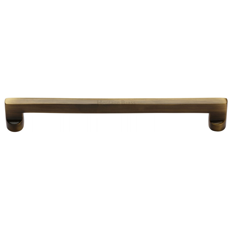 Heritage Brass Heritage Cabinet Pull Apollo Design, Antique Brass, 25.6cm H x 0.9cm W x 3.5cm D