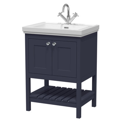 Bexley 630mm Single Bathroom Vanity with Integrated Fireclay Basin