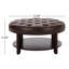 Étagère pratique en similicuir 32 po P 32 po - moderne et peu encombrante-144071228