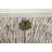 Astrid 72" 4-Door Sunburst Sideboard Buffet Cabinet