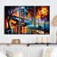«Colorful San Francisco I», ensemble d'art mural sur toile Cityscapes-153895879-153895878