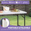 Ballantine 70.9"W Rectangular Outdoor Camping Folding Table-1320410106