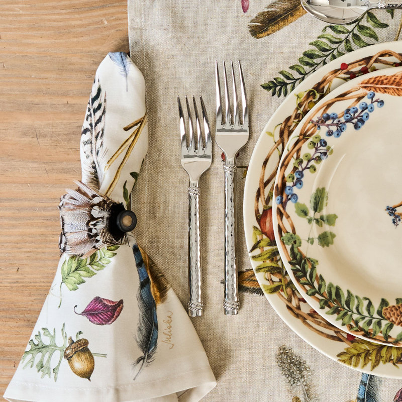 Forest Walk Feather Napkin Ring
