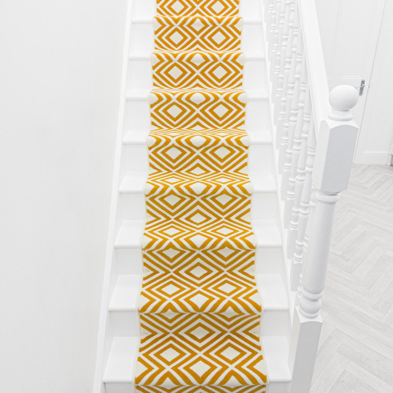 Stair Runner Geometric Area Rug, Stair Runner 60 x 720 cm
