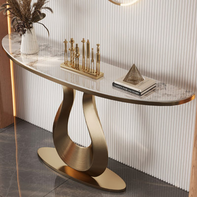 Console en métal fritté de style italien