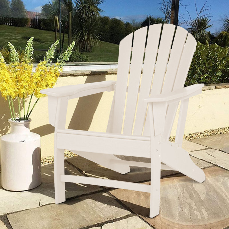 Christan Outdoor Adirondack Chair, White