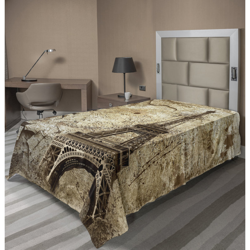 Microfiber No Pattern And Not Solid Color Flat Sheet, Twin XL Flat Sheet