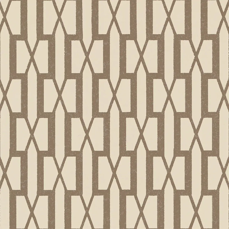 Schumacher x Veere Grenney Belvedere Wallpaper, Berber Brown