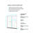 Semi-Frame Shower Door, Single Sliding Shower Door