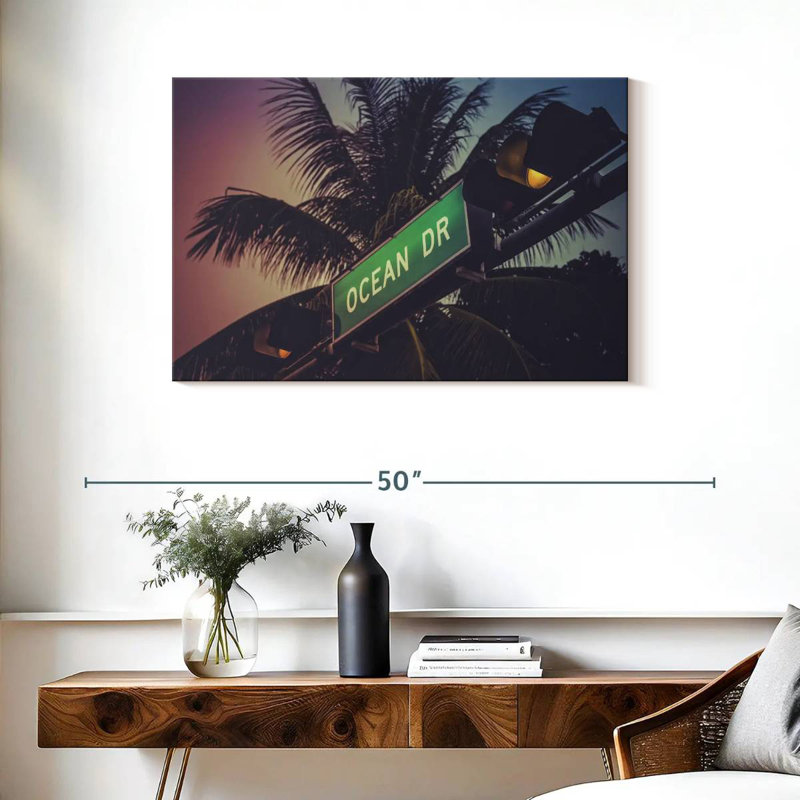Ravi Miami Ocean Drive, 24" H x 36" W