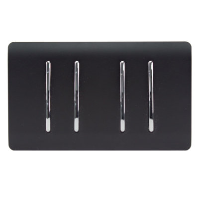 Trendi Switch 4 Gang Intermediate Rocker Light Switch