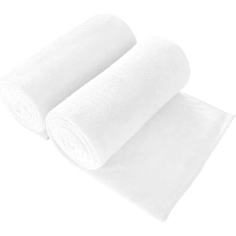 Ensemble de serviettes 2 pièces Galligan, Blanc