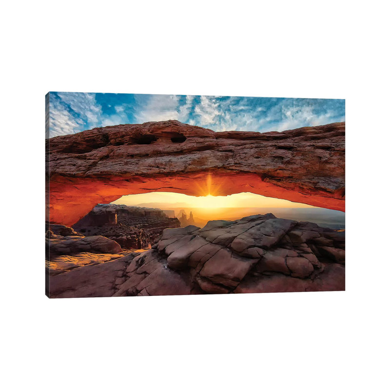 Mesa Arch by MScottPhotography - Wrapped Canvas Print, 30.48cm H x 45.72cm W x 1.9cm D