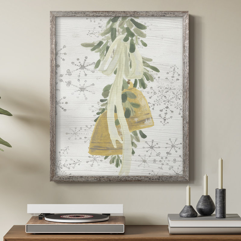 Impression encadrée de la collection B de Weathered Aspen Wreath - bois massif, H 11 po x l 9 po