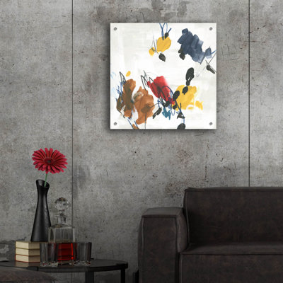  'Color Torrent 1' by June Erica Vess Acrylic Glass Wall Art, 24" x 24"