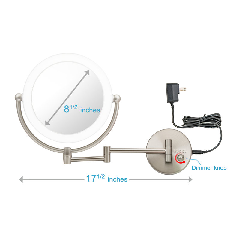 Metal Flat Wall Mirror