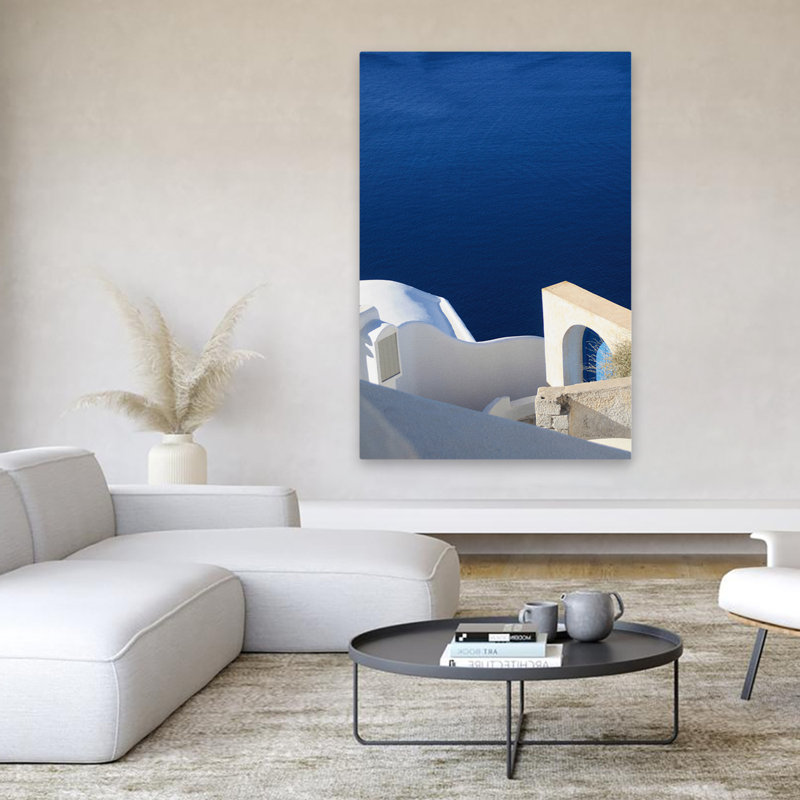 Contemporain et moderne Santorini II, H 60 po x l 40 po
