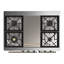 Majestic III Series 40 Inch Dual Fuel Range with 6 Sealed Burners, Griddle, in Mightnight Blue (Natural Gas, Chrome Trim)-765337238-765337232-765337246