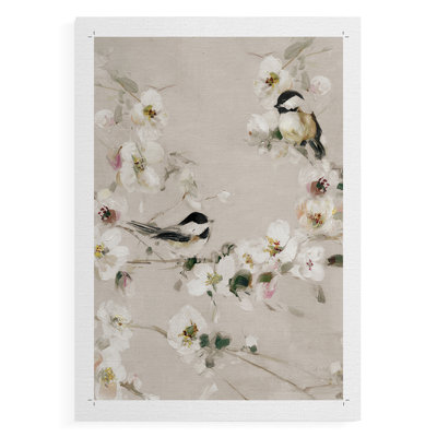 Sweet Song Duo I - Impression sur toile seulement - NON-CADRE