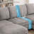 Oversized Corduroy Modular Sectional Sofa with Deep Seats Dual Ottomans Storage Arms and Charging Ports-208575661