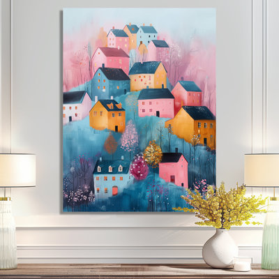 Scandinavian Nordic Style Homes In The City V - Scandinavian Wall Art Living Room