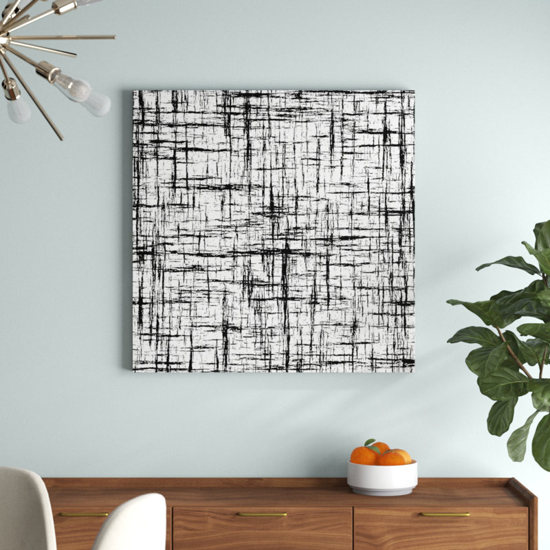 « esthétique singularité », reproduction d’art sur toile tendue, H 40 po x l 40 po x P 1,5 po
