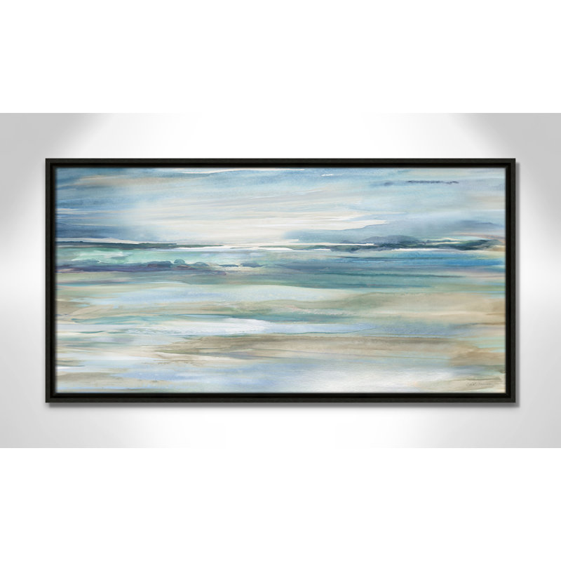 Reflection Skies - Version Panorama, reproduction par Carol Robinson, H 16,5 po x l 31,5 po, Espresso