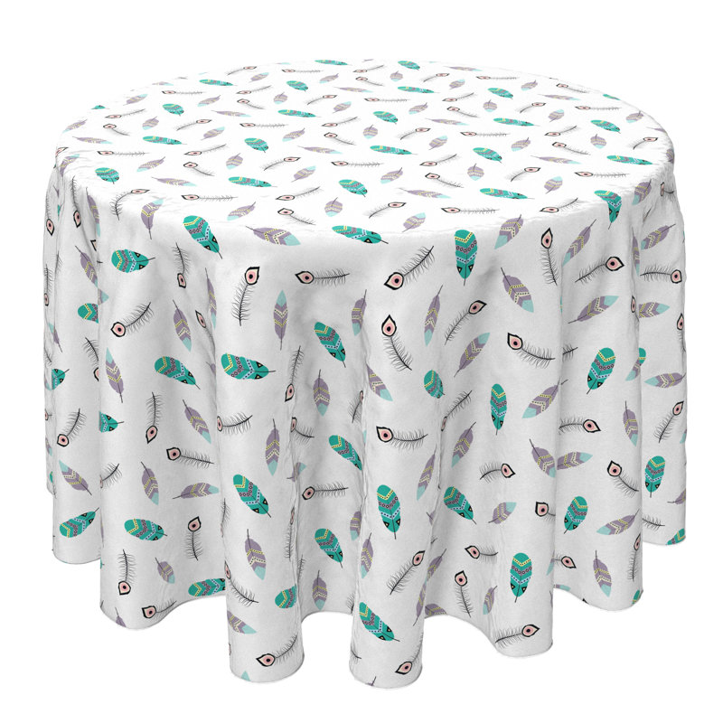 Round Cotton Twill Tablecloth