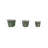 Bethony Decorative Stoneware Ceramic Planter Set With Intricate Detailing Durable Handmade Design Accent Containers For Indoor Outdoor Display Versatile Home Decor Plant Holders Set Of 3-1031445022