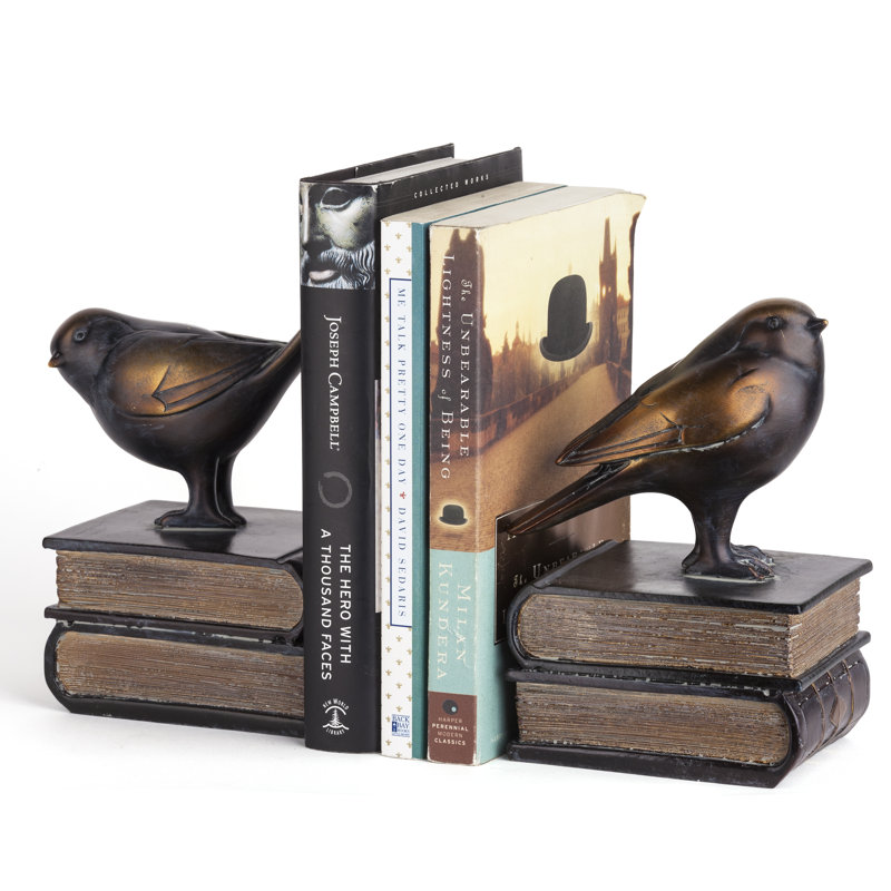 Nolley Resin Non-Skid Bookends