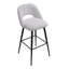 Colclasure Upholstered Counter Stool with Metal Frame