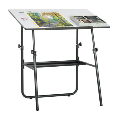 Ultima 42'' Desk, Folding Art, Craft and Drafting Table