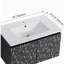 Meuble-lavabo mural flottant 30 po avec lavabo en céramique et porte d'armoire à fermeture en douceur