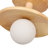 Natural Wood Semi-Flush Mount Light  for Bedroom Corridor Hallway-537222562