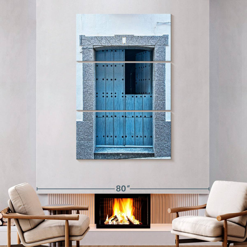 Porte hollandaise Lilie Blue, H 74 po x l 48 po