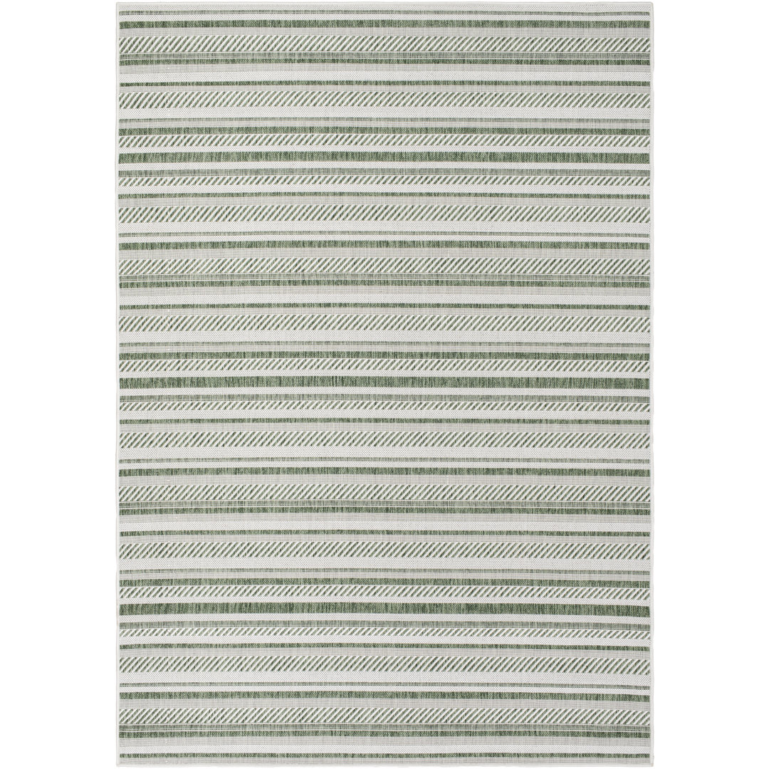 Granby Machine Woven Indoor/Outdoor Striped Area Rug The Twillery Co.® Rug 